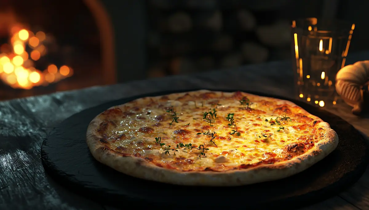 recette pizza au chèvre et miel