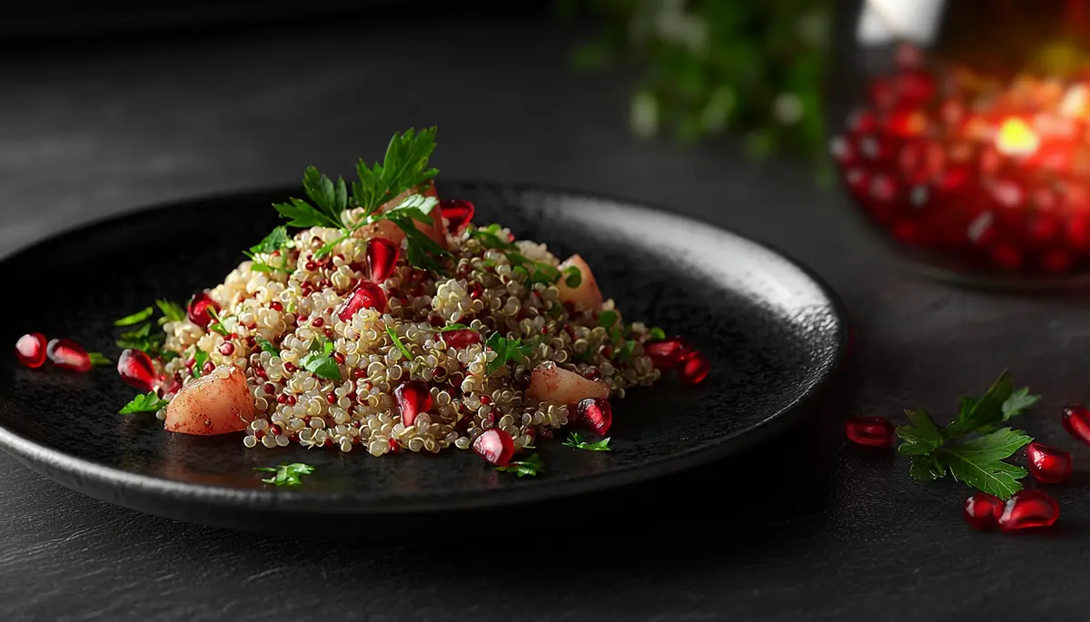 recette salade de quinoa au miel et grenade