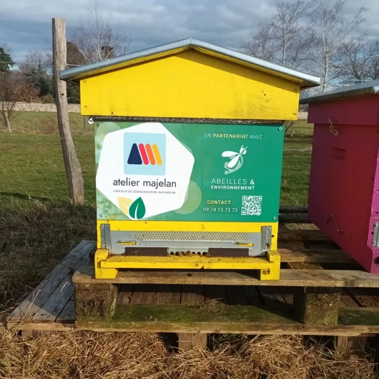 Ruche sponsorisée par Atelier Majelan