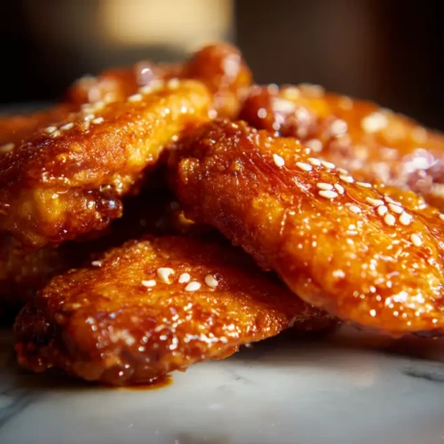 recette Ailes de poulet miel-sésame