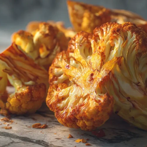 recette Chou-fleur rôti miel-harissa