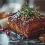 recette Travers de porc laqués au miel