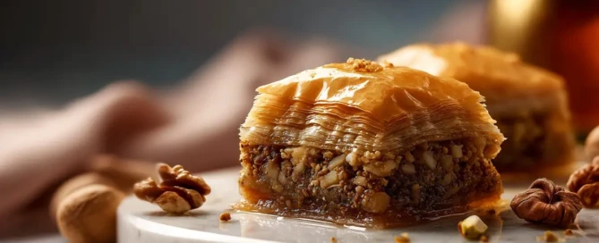 recette baklava aux noix et miel
