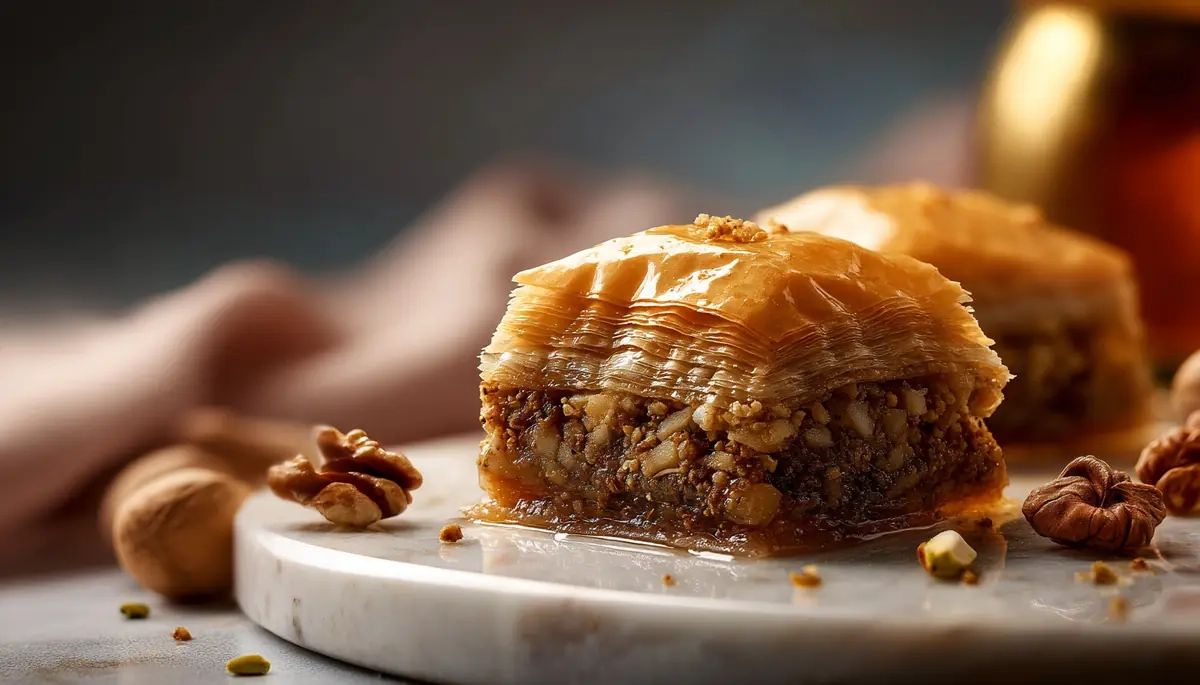 recette baklava aux noix et miel
