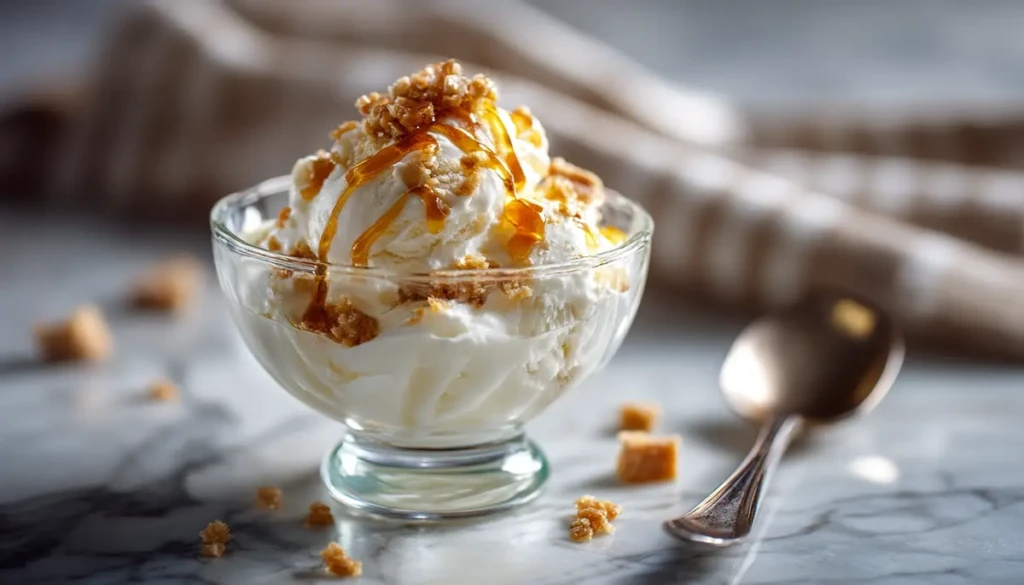 recette Glace au miel et yaourt grec