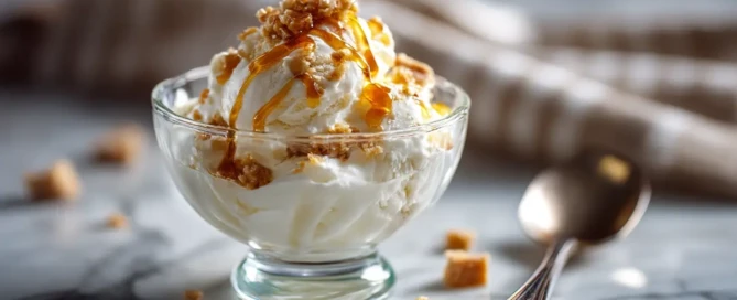 recette Glace au miel et yaourt grec