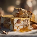 recette Nougat tendre au miel et amandes